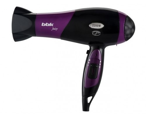 Фен BBK BHD3225i черный/фиолетовый