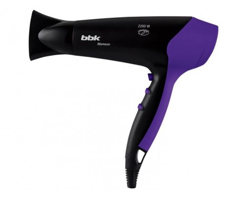 Фен BBK BHD3221i черный/фиолетовый